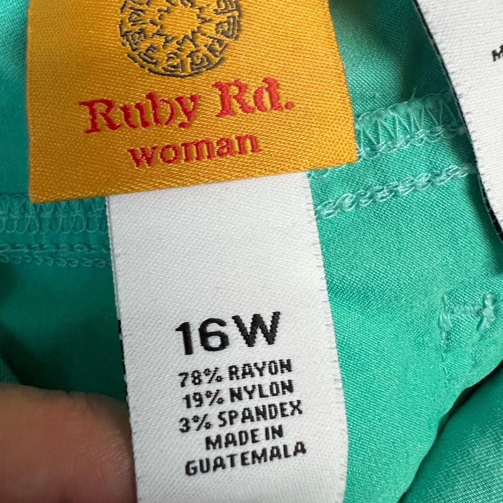 Ruby Rd. Aqua Apparel